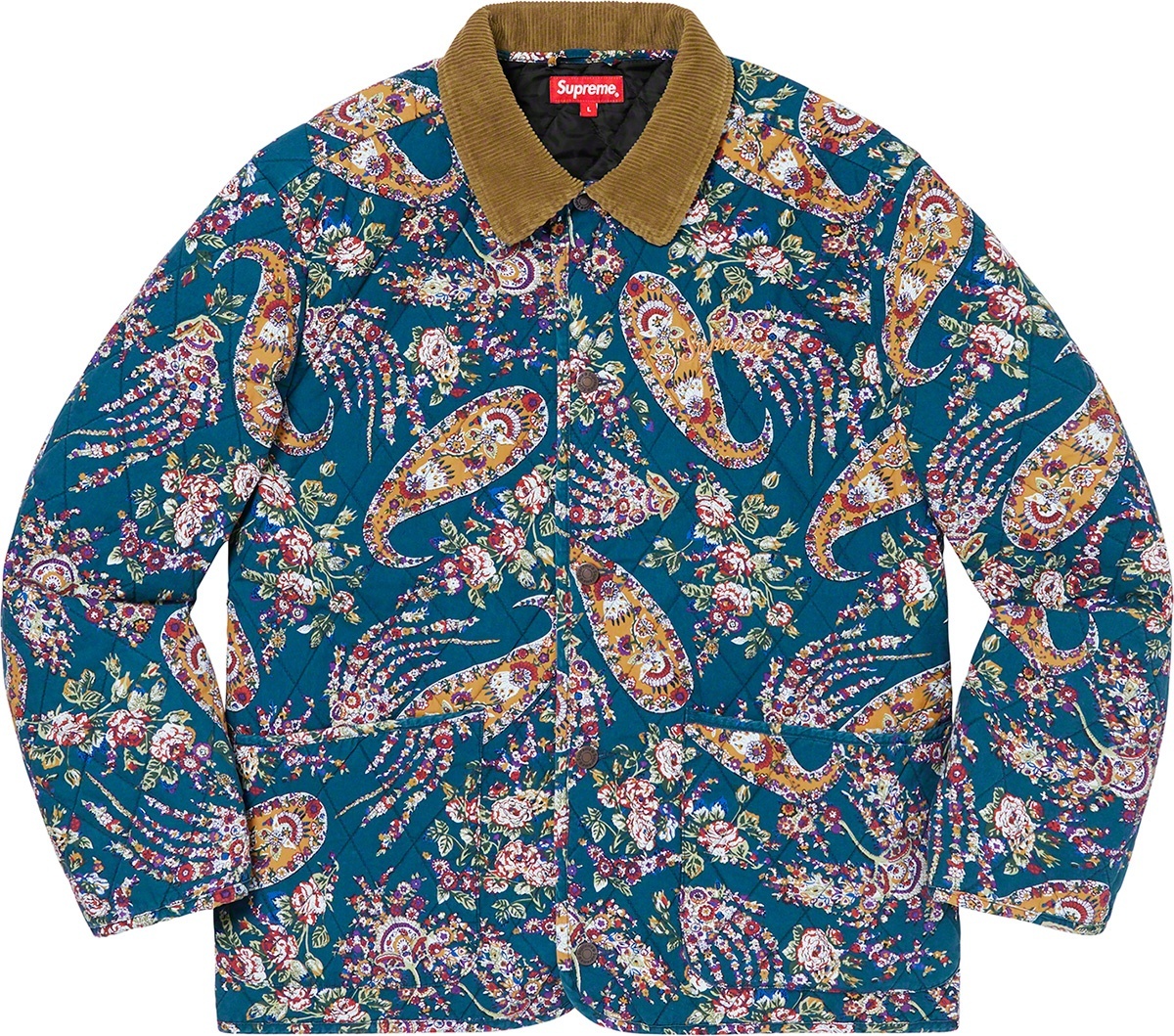 Quilted Paisley Jacket view 11